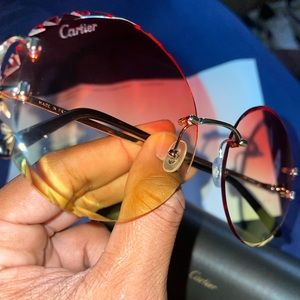 Cartier Diamond Cut Lenses Glasses